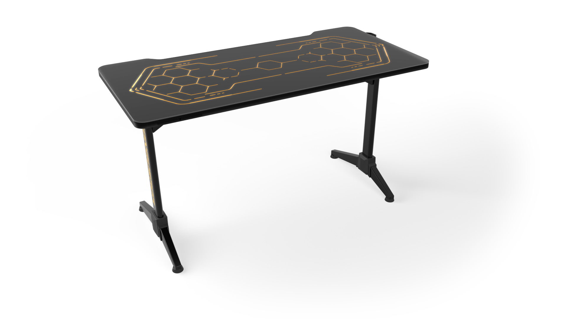 Gaming Desk with RGB Lighting（1360x660mm） Supplier and