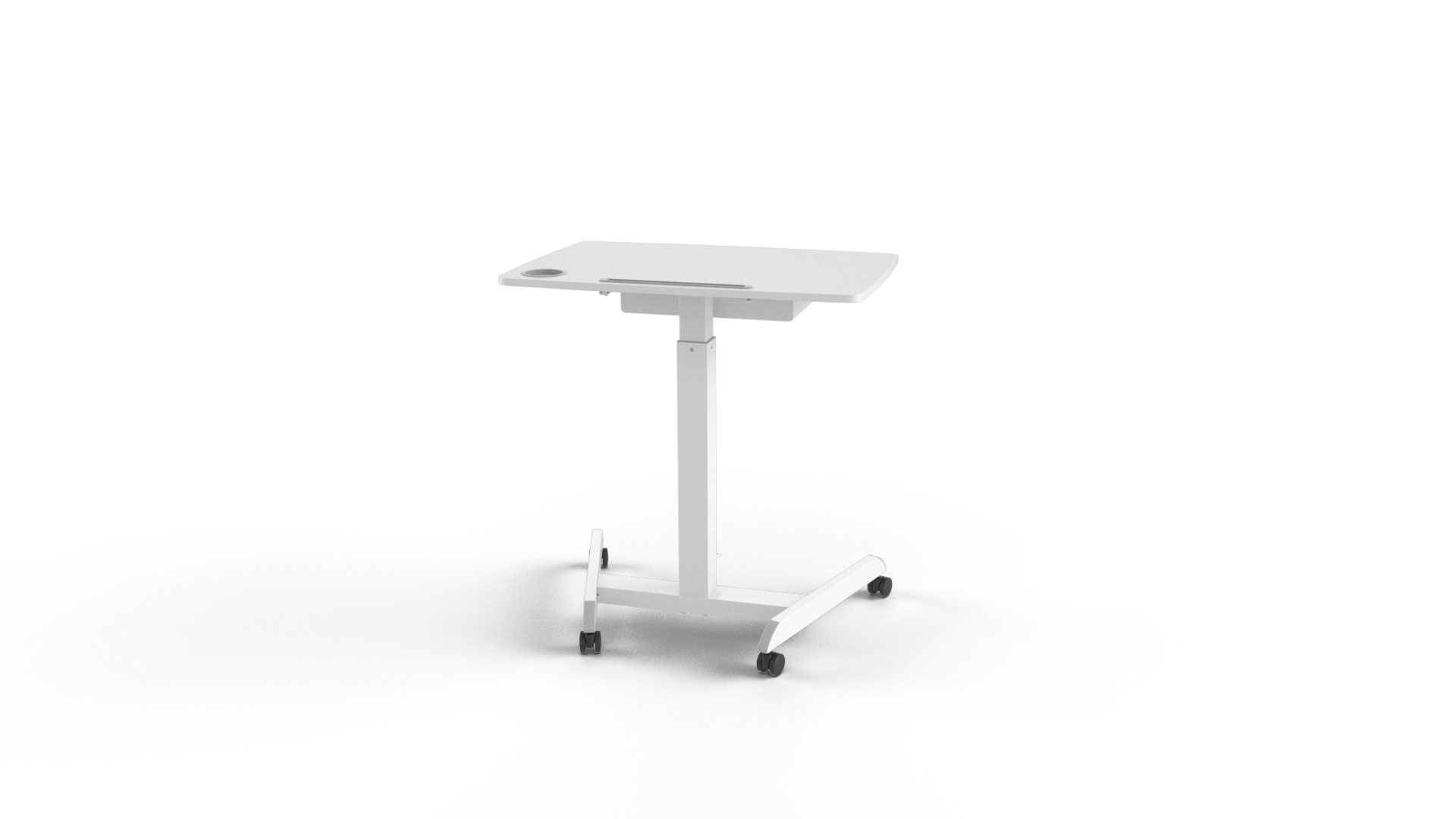 Height Adjustable Mobile Workstation With Drawer Supplier and 