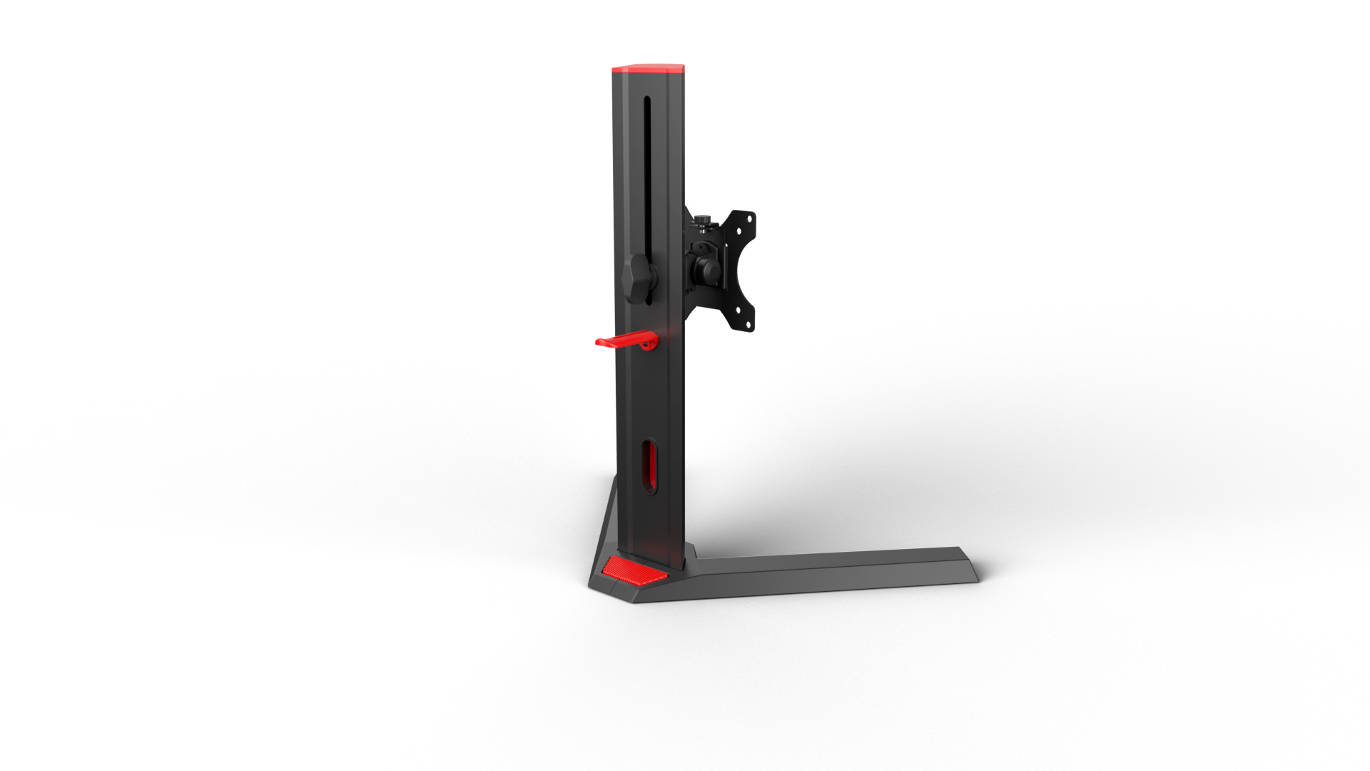 Single Screen Freestanding Pro Gaming Monitor Stand with Headphone Holder  Supplier and Manufacturer- LUMI