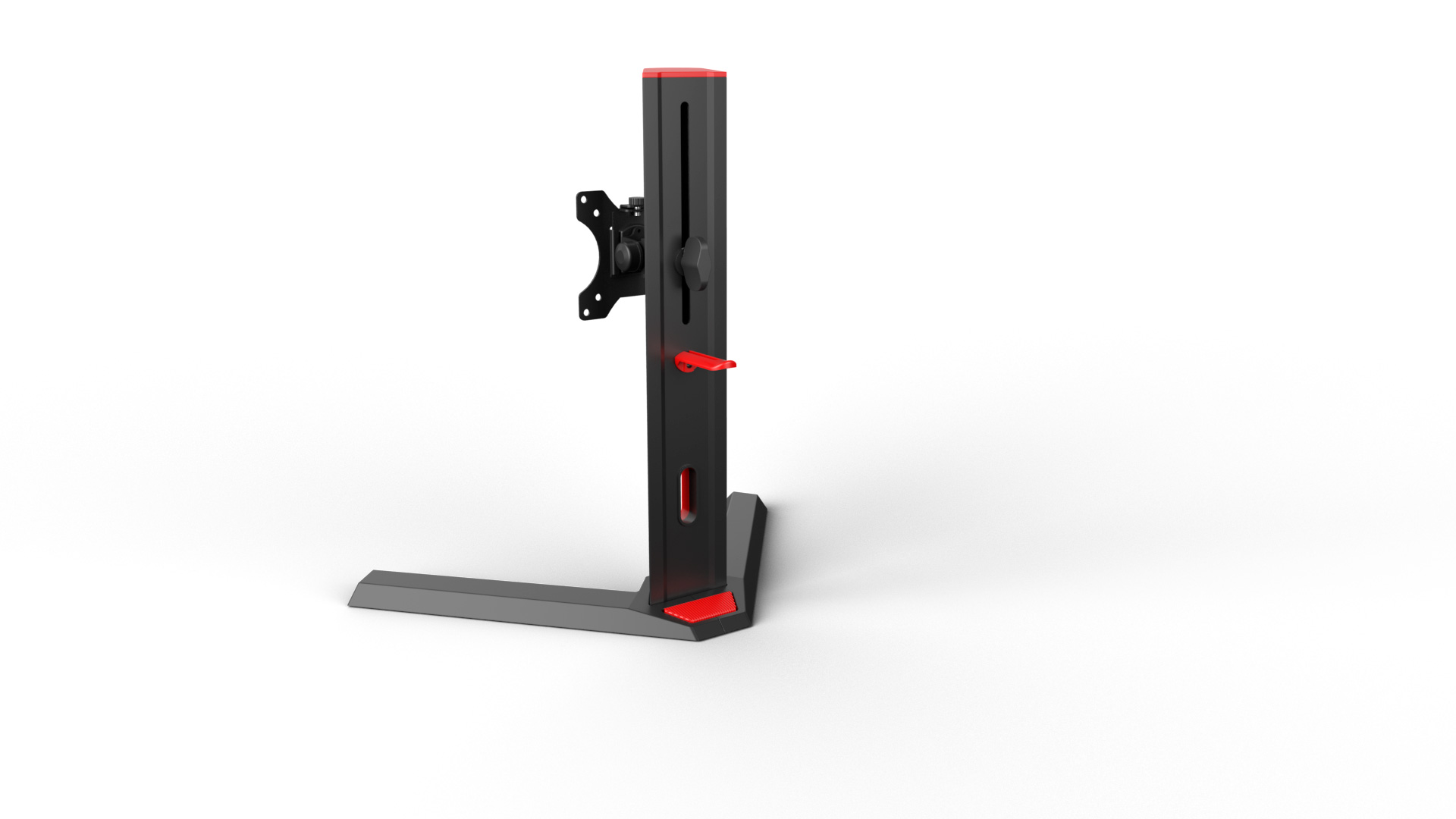 Single Screen Freestanding Pro Gaming Monitor Stand with Headphone Holder  Supplier and Manufacturer- LUMI