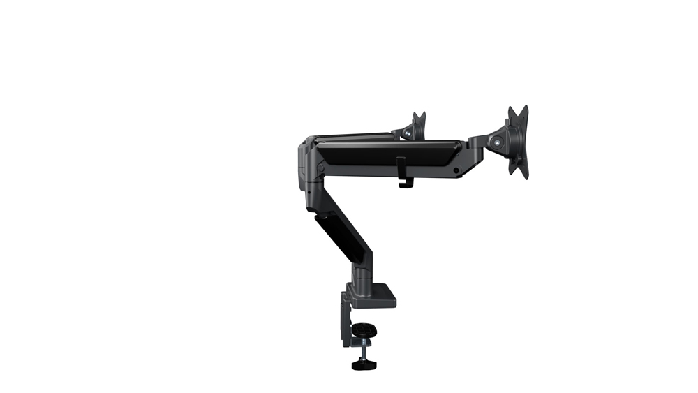 Dual Monitors Epic Gas Spring Aluminum Monitor Arm Supplier and  Manufacturer- LUMI