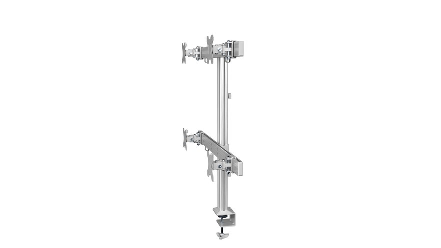 Quad Screens Heavy-Duty Aluminum Monitor Arms Supplier and