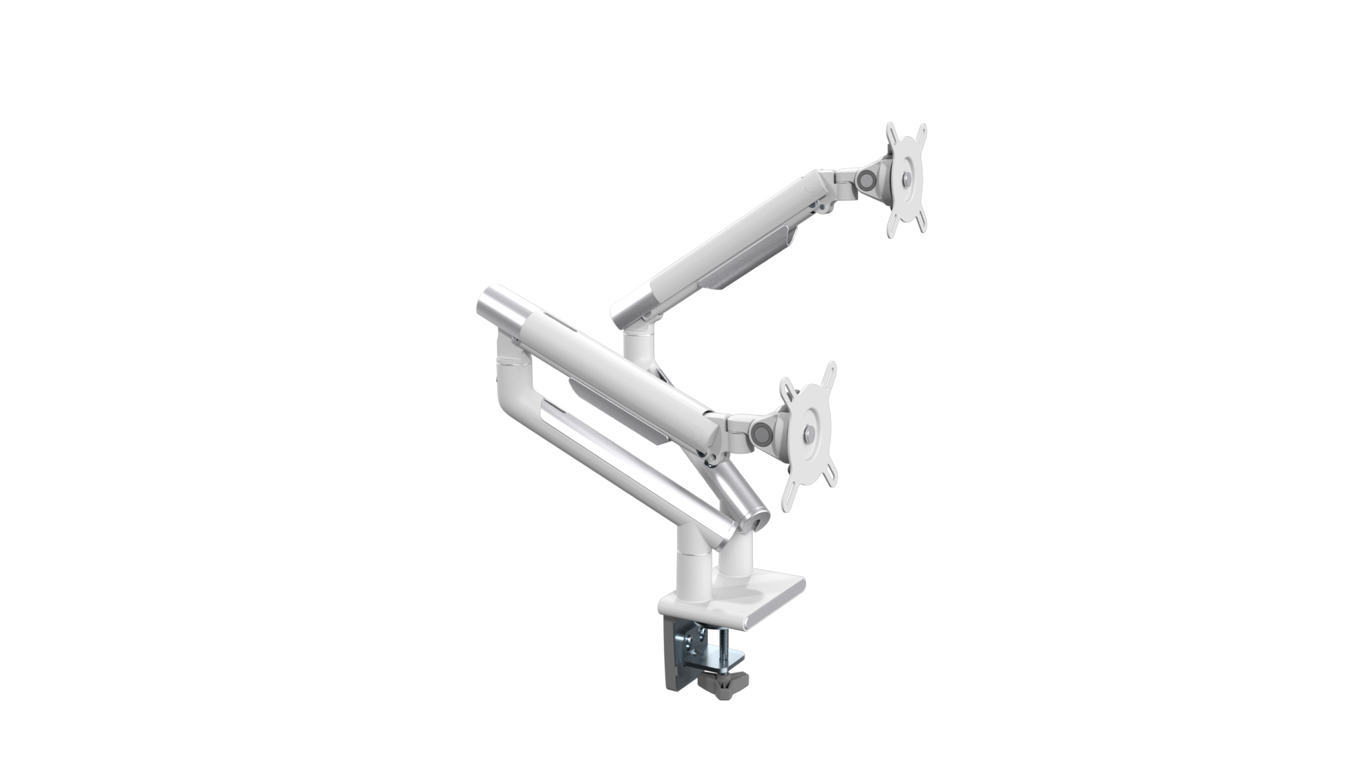 Dual Monitors Premium Slim Aluminum Spring-Assisted Monitor Arms Supplier  and Manufacturer- LUMI